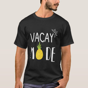Vacay Mode Women Activate Summer Pineapple Sunset T-Shirt