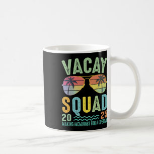 Vacay Squad 2025 Summer Family Together Cruise Tri Coffee Mug