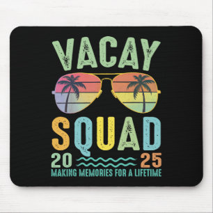 Vacay Squad 2025 Summer Family Together Cruise Tri Mouse Pad