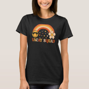 Vacay Squad Summer Vacation Family Friends Retro R T-Shirt