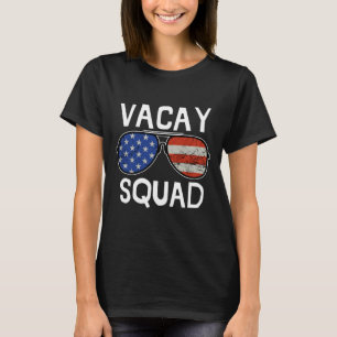 Vacay Squad Summer Vacation Family Friends Trip Ma T-Shirt