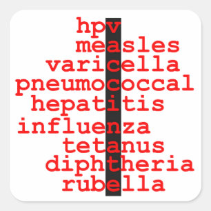 Vaccinate stickers