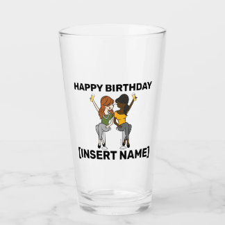 Vaccinated and Ready to Party - Beer Glass