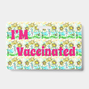 VACCINATED   BADGE