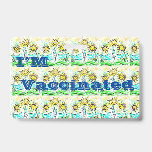 VACCINATED   BADGE