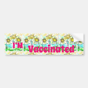 VACCINATED BUMPER STICKER