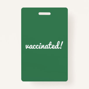 Vaccinated   Coronavirus Covid Pro Vaccine Green Badge