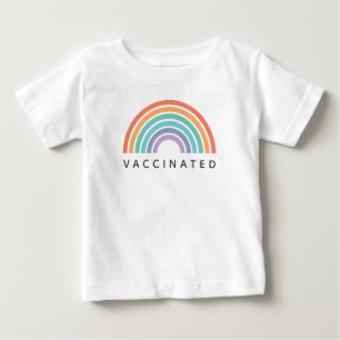 Vaccinated Rainbow Covid Coronavirus Vaccine Baby T-Shirt