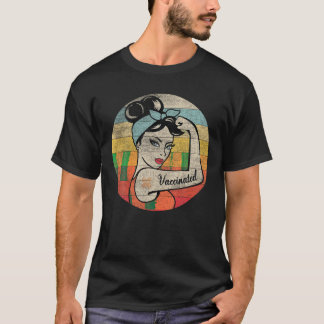 Vaccinated Retro Tee Believes in Vaccines Immuniza