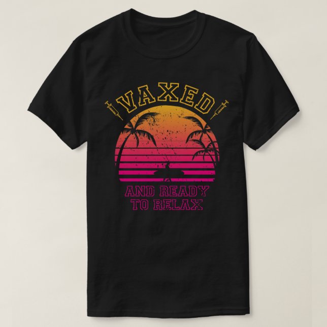 Vaccinated Summer T-Shirt (Design Front)