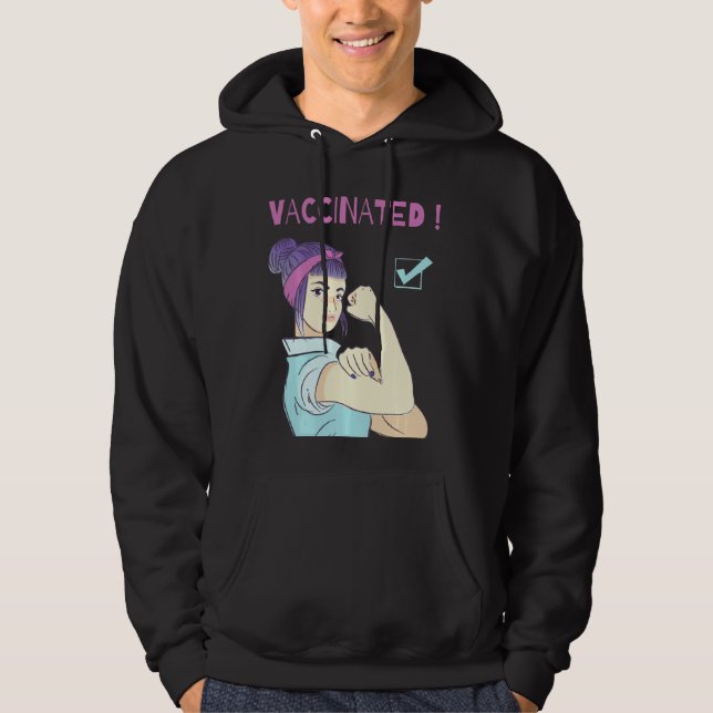 Vaccinated Tee Believes In Vaccines Immunization A (Front)