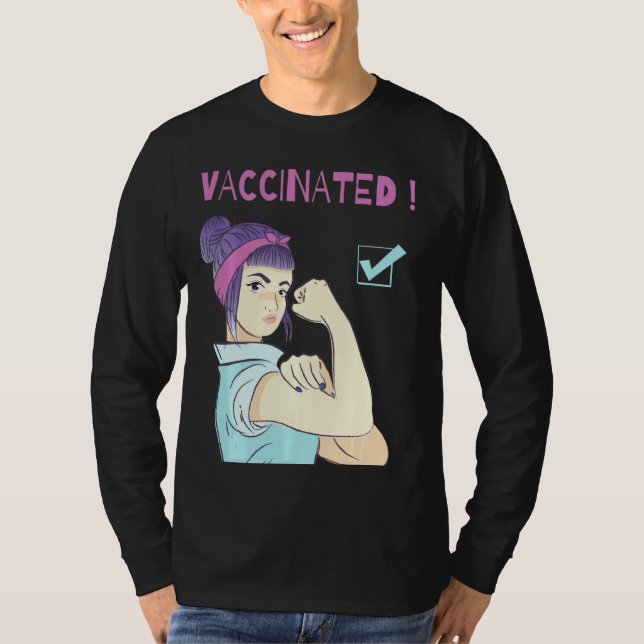 Vaccinated Tee Believes In Vaccines Immunization A (Front)