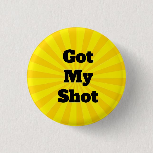 Vaccination Design Button (Front)