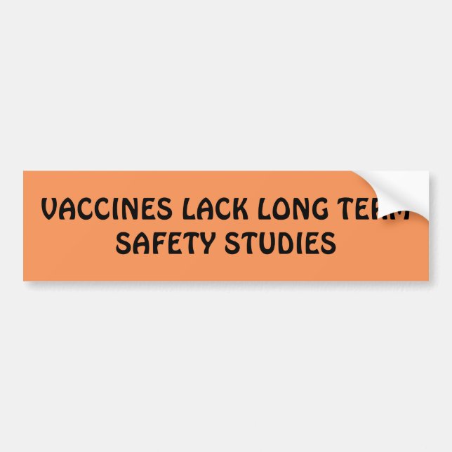 Vaccine Bumper Sticker (Front)