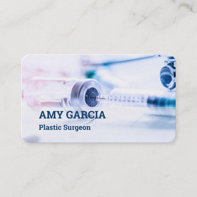 Vaccine Researcher Business Card (Front)