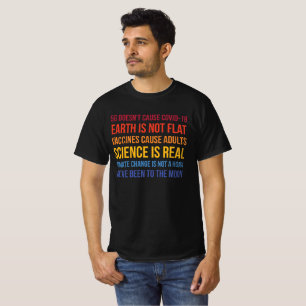 Vaccines Science Climate Change Is Real 5G Covid T-Shirt