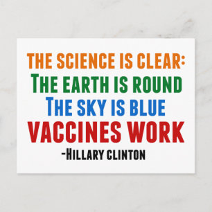 Vaccines Work Postcard