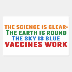 Vaccines Work Pro Vaccination Science Quote Sticker