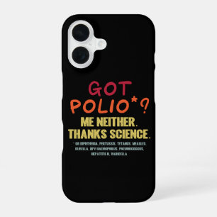 Vaccines Work Thanks Science Epidemiology Student  iPhone 16 Case
