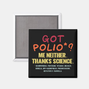 Vaccines Work Thanks Science Epidemiology Student  Magnet