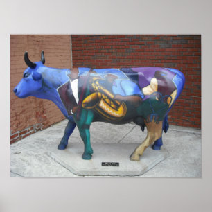Vache à jazz - affiche de Kansas City