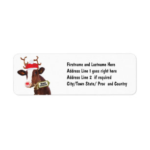 Vache à renne de Joyeux Noël de Mooey