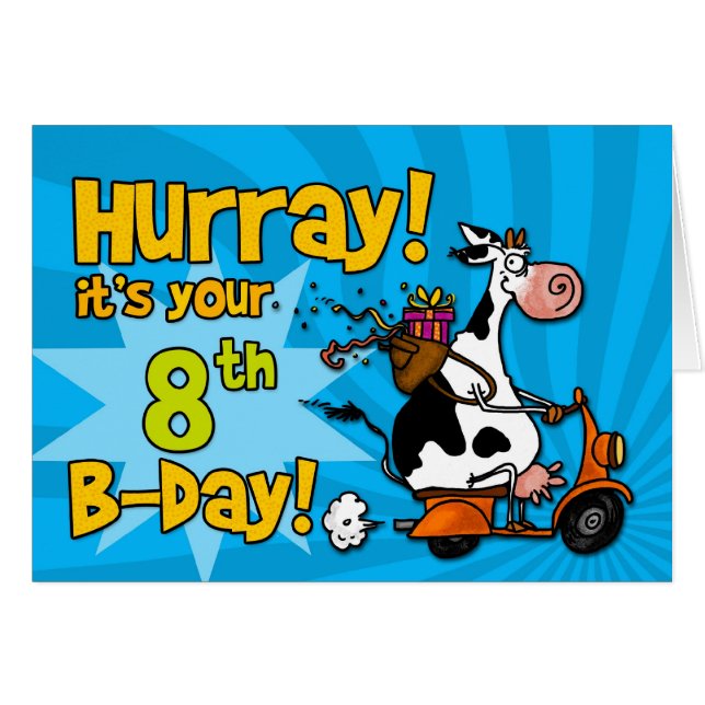 vache à scooter du BD - 8 (Devant horizontal)