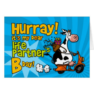 vache à scooter du BD - associé de la vie