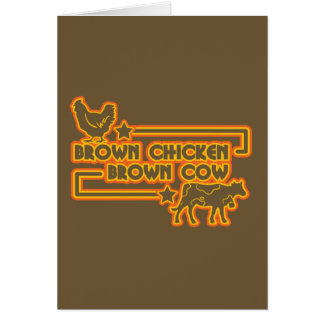 Vache Brown à brun de poulet