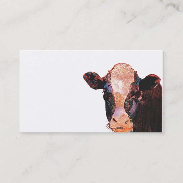 VACHE CHÉRIE - cartes de visite (Devant)