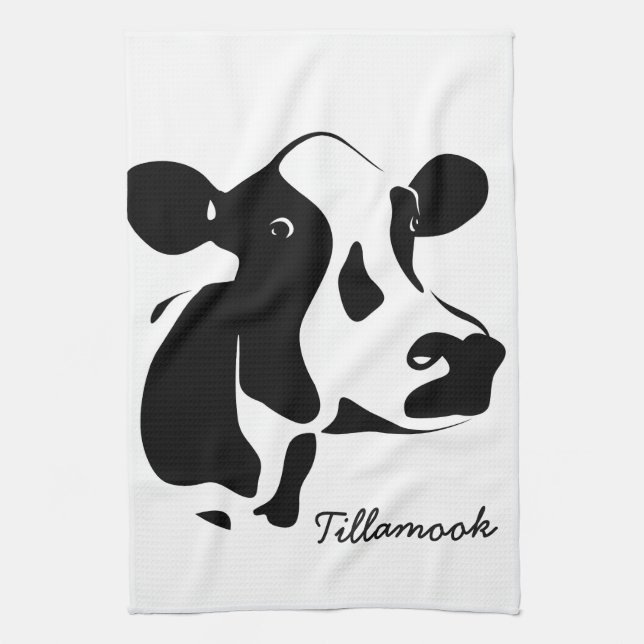 Vache de campagne serviette de cuisine (Vertical)