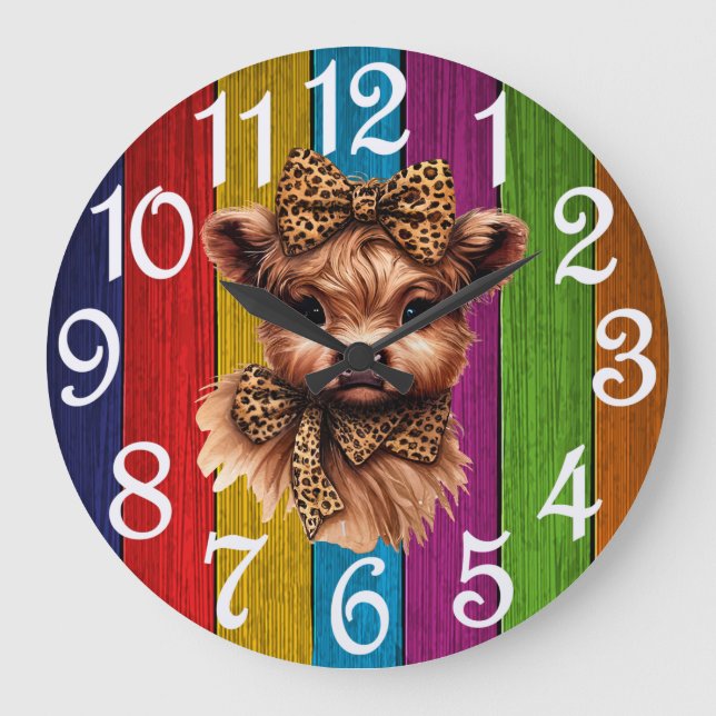 Vache de pays grande horloge (Recto)