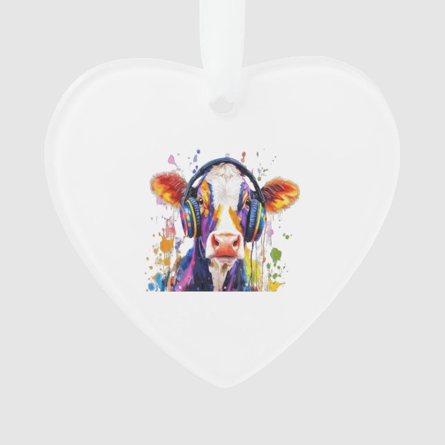 Vache des hautes terres colorées (devant)