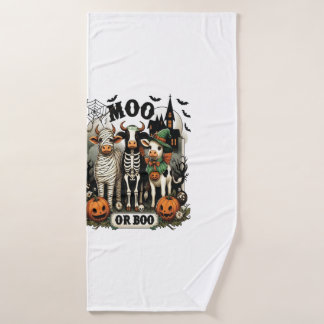 Vache d'Halloween Moo ou Boo