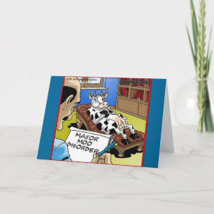 Vache en thérapie 4 Cadeaux de T-shirts et Cartes