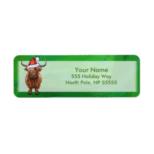 Vache Highland sur Green