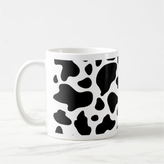 Vache Imprimer Mug Motif Vache noir et blanc