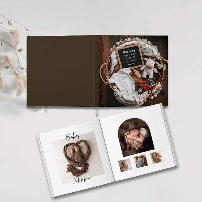 Vache mignonne Rustic Farm Baby photo livre de con (Créateur téléchargé)