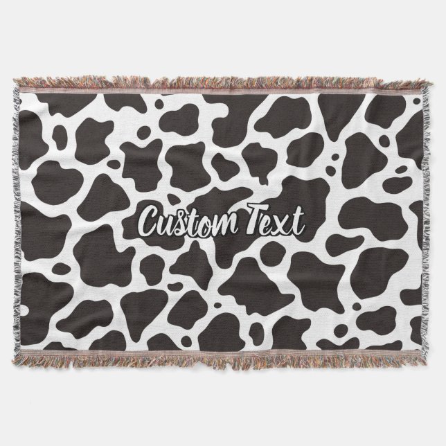 Vache Motif lanceur couverture (Devant)