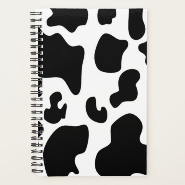 Vache noire et blanche (Devant)