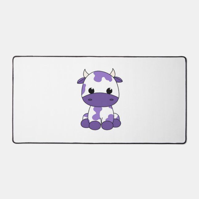 Vache pourpre T-shirt surdimensionné_1 (Recto)