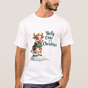 Vache sacrée c'est Noël T-Shirt Xmas Vache (3)