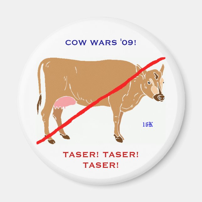 VACHE WARS '09 ! aimant (Devant)