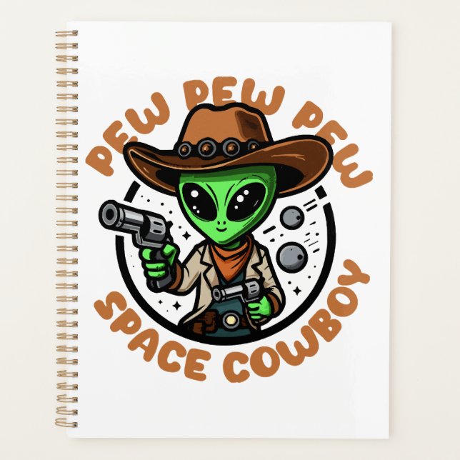 Vacher spatial drôle alien (Devant)