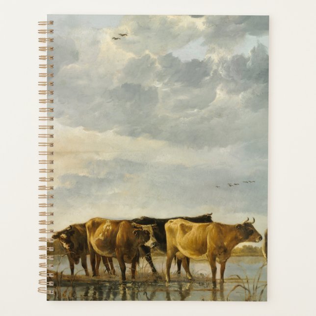 Vaches dans une rivière Aelbert Cuyp (Devant)