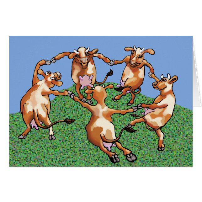 Vaches dansantes par Mootisse (Devant horizontal)