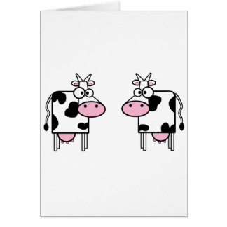 Vaches heureuses à bande dessinée