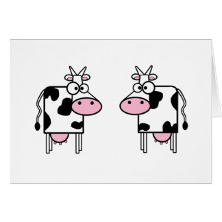 Vaches heureuses à bande dessinée