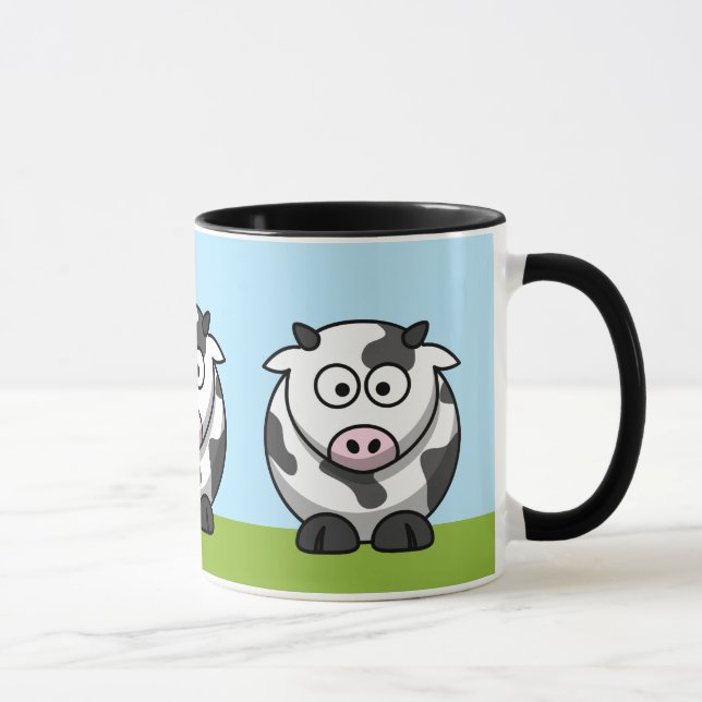 Vaches mignonnes Mug (Droite)