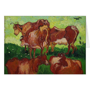 vaches Van Gogh de les